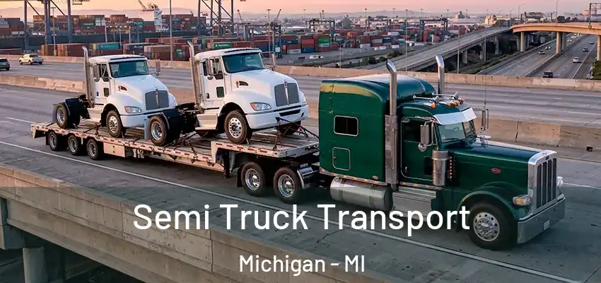 Semi Truck Transport Michigan - MI